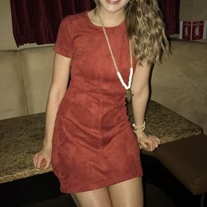SugarLips Suede dress